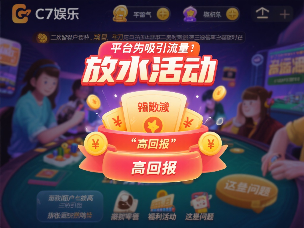 揭秘c7娱乐放水真相:玩家福利还是隐藏陷阱? (揭秘C7娱乐放水真相:玩家福利还是隐藏陷阱的背后故事?) 平台推出放水活动的动机可能有多种。首先,吸引流量是