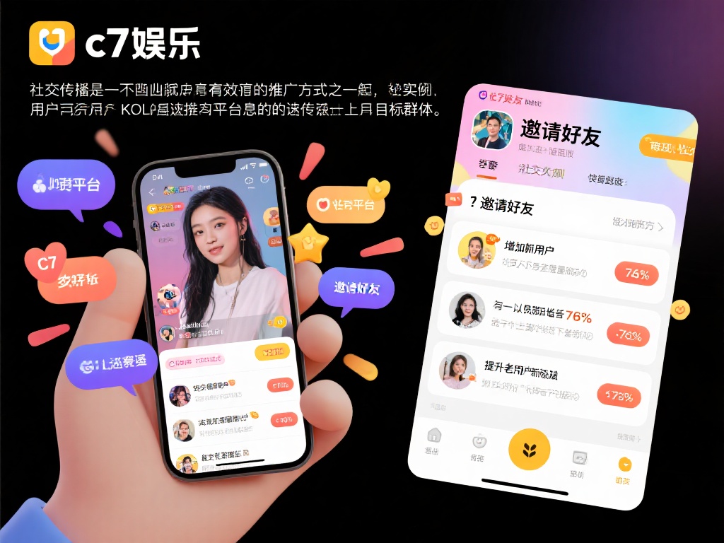 社交传播是当今最有效的推广方式之一。c7娱乐可以通